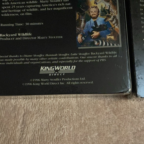 Marty Stouffer's Wild America VHS Great Escapes, Backyard Wildlife, Wild Babies - Picture 4 of 5